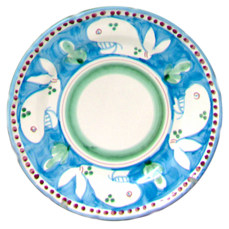 Piatto fondo "Animaletti: linea mare" - Balena