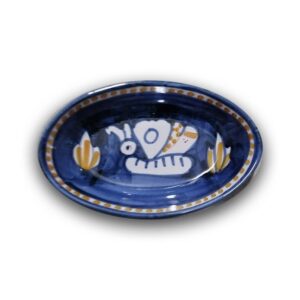 Piatto ovale da dolce cm 18  "Animaletti: Linea cielo"