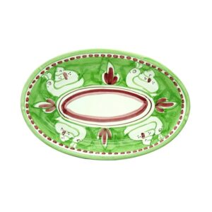 Piatto ovale da pasta cm 26 "Animaletti: linea terra"