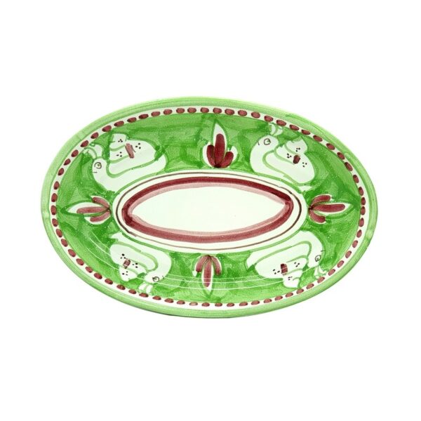 Piatto ovale da pasta cm 26 "Animaletti: linea terra"