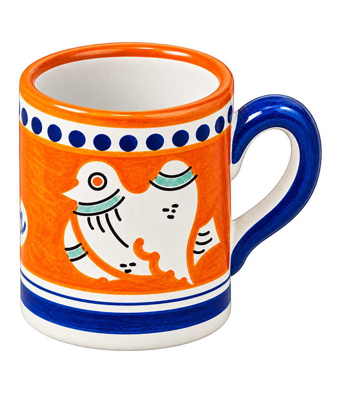 Bicchiere per vino modello cilindrico cm 7 "Animaletti: Linea cielo"