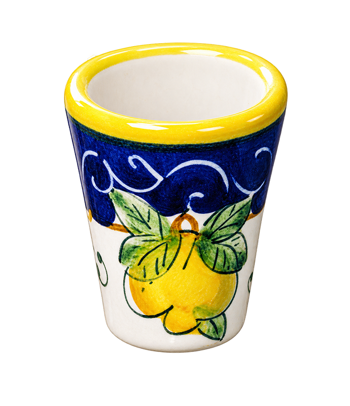 Bicchierino da limoncello "Limoni graffito"