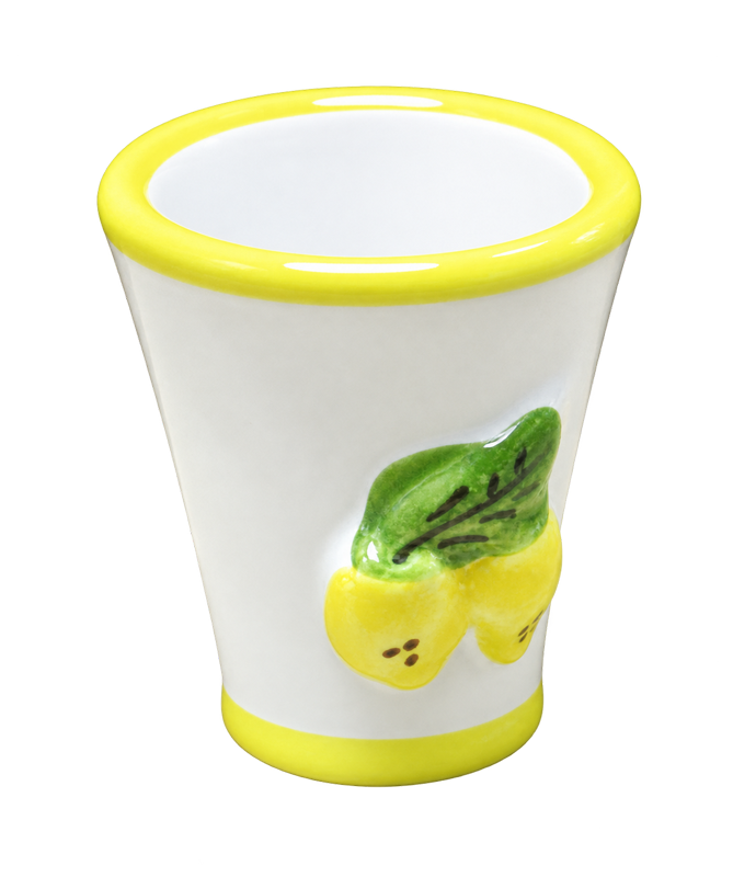 Bicchierino da limoncello con rilievo