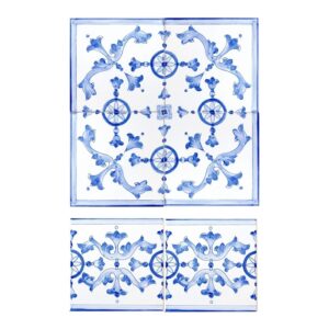 Piastrella 20 x 20 cm con  spessore 1 cm decoro: Cleveland