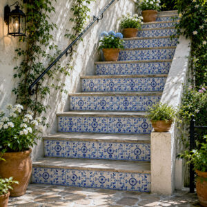 Piastrella 20 x 20 cm con  spessore 1 cm decoro: Cleveland