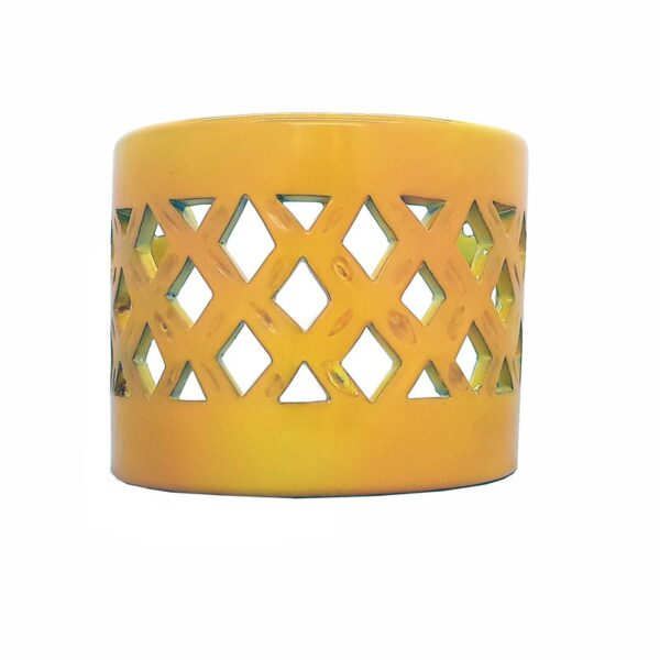 Applique traforato colore giallo