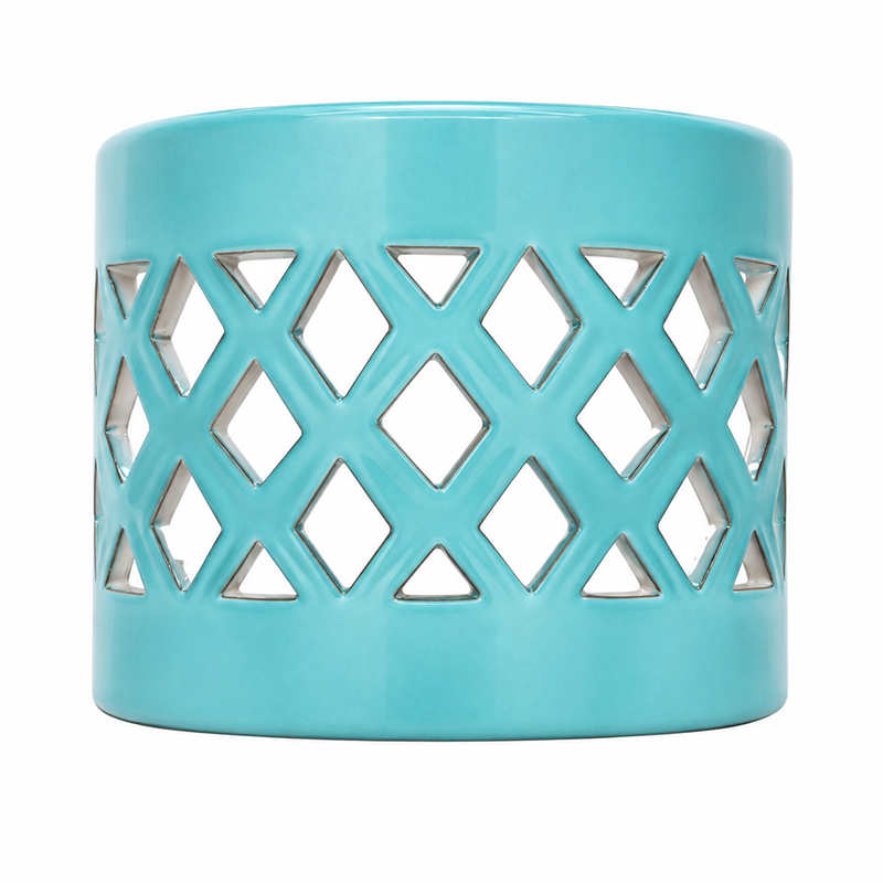 Applique traforato colore azzurro