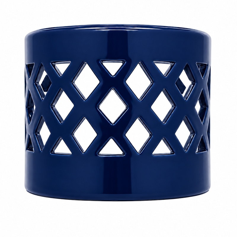Applique traforato colore blu notte