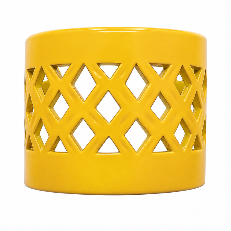 Applique traforato colore giallo