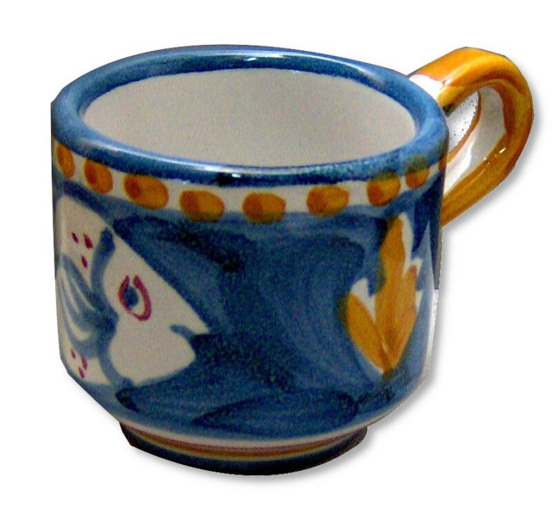 Tazzina da caffè modello classico "Animaletti: linea mare"