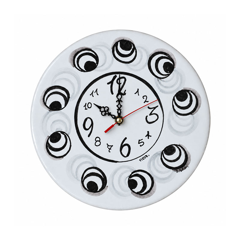Orologio decorato stile moderno