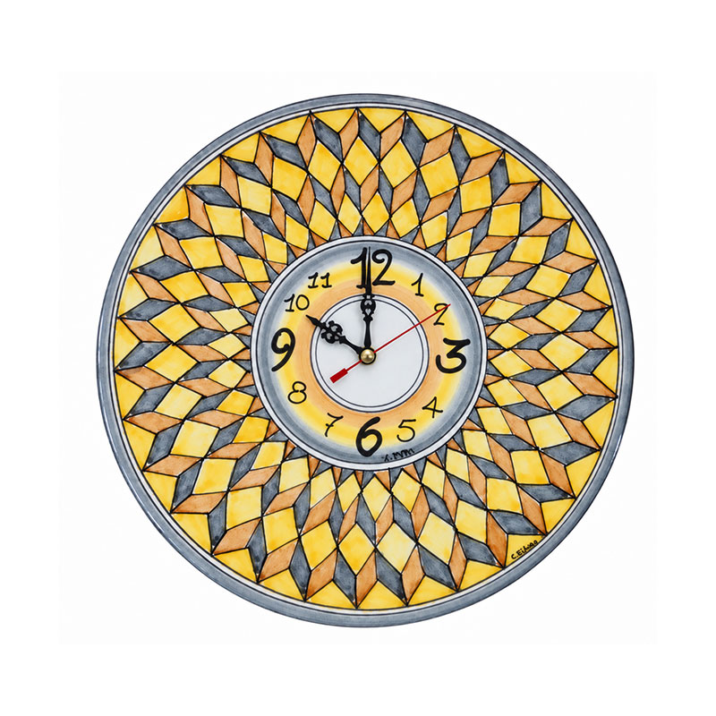 Orologio decorato stile mosaico 2