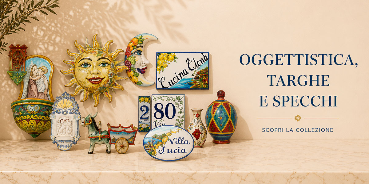 Oggettistica, targhe e specchi