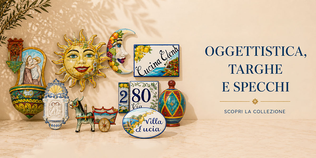 Oggettistica, targhe e specchi